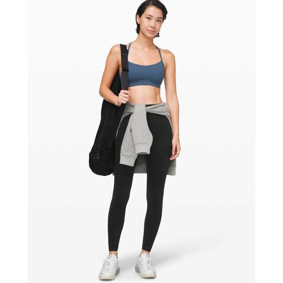 Lululemon Leggings Womens 4 Black Ebb To Street Tight Ribbed Waist - Picture 6 of 12